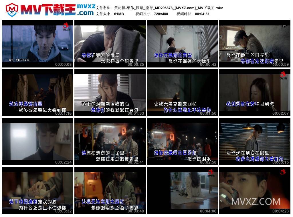 黄纪福-想你_国语_流行_MD206373